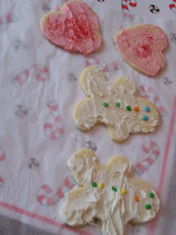 White Velvet Cutout Cookies