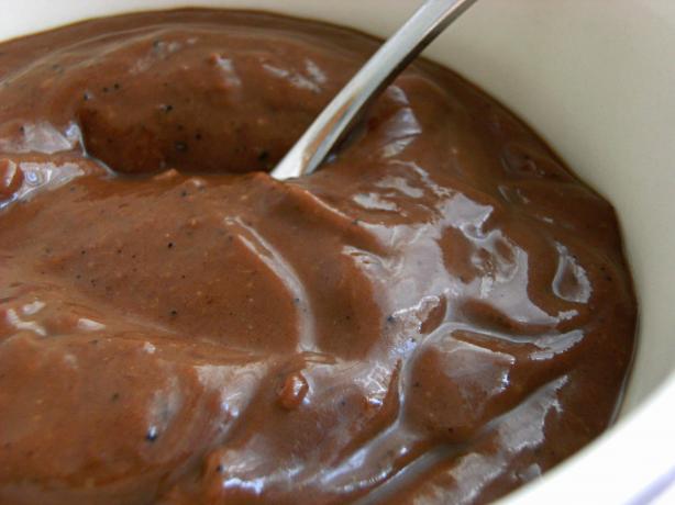 Silky Chocolate Pudding (Vegan). Photo by Lalaloula
