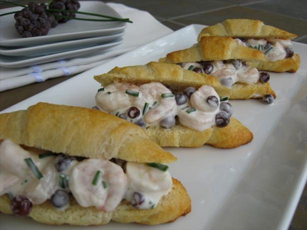 Champagne Grape and Shrimp Salad Sandwiches. Photo by ms_bold