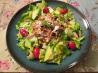 BBQ Chicken Salad With Creamy BBQ Cilantro Lime Dressing. Recipe by gailanng