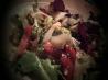Red Leaf Lettuce With Roasted Red Pepper Salad. Recipe by threeovens