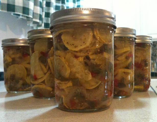 Pickled Squash. Photo by Mama's Kitchen (Hope)