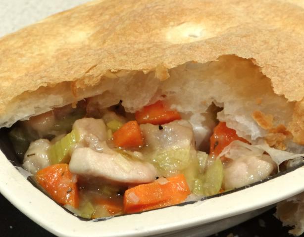 Chicken, Lemon and Leek Pot Pie. Photo by JoyfulCook