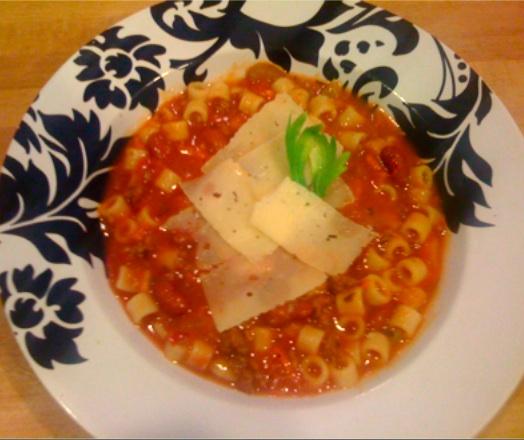 Olive Garden Pasta E Fagioli. Photo by tehericka