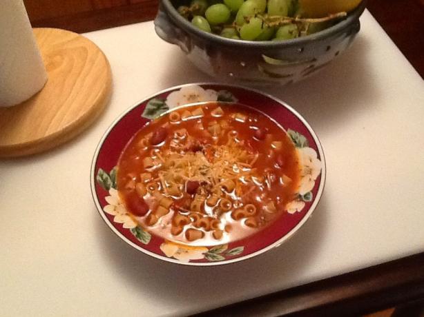 Olive Garden Pasta E Fagioli. Photo by Chef Mama IT