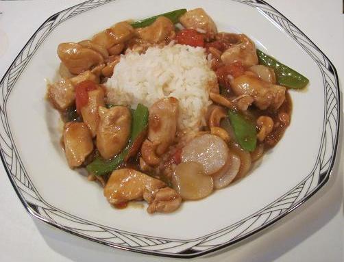 Stir Fried Chicken With Cashews. Photo by Kitchen Musician