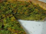 Curried Spinch Quiche / Frittata. Photo by Ravenhood