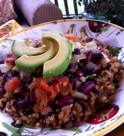 Southwest Rice and Beans from Roberto Martin. Photo by Bev