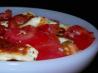 Halloumi Cheese and Tomato Salad in a Caper Vinaigrette. Recipe by gailanng