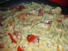Gemelli With Chicken and Vegetables in Tomato-Basil Cream Sauce. Recipe by Cooking Creation