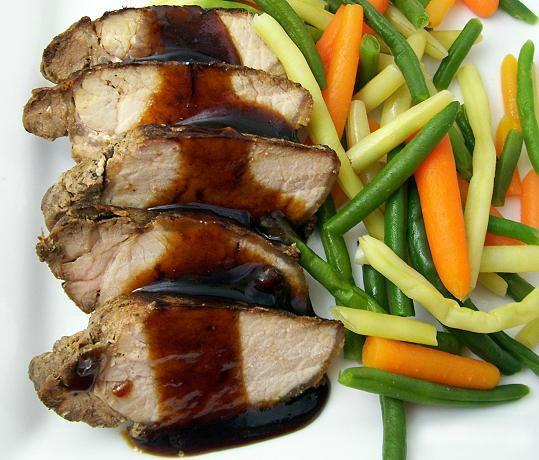 Roasted Pork Tenderloin With Bourbon-Barbecue Sauce. Photo by Cooking Creation