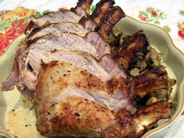 Crown Roast of Pork and Stuffing. Photo by Derf