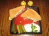 Bacon Lettuce Tomato and Cucumber Sandwich With Serrano Mayo