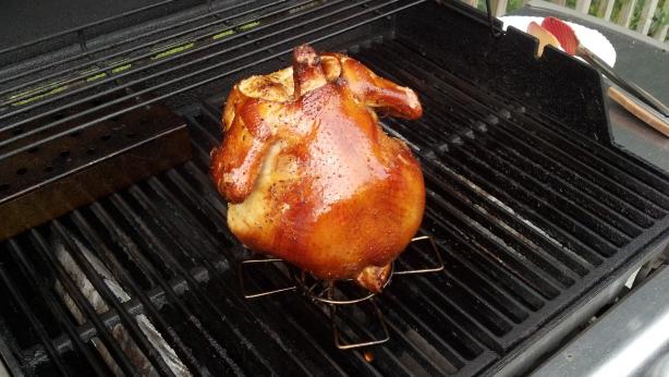 Beer Can Chicken. Photo by amcarroll