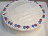 Red, White & Blue Layered Cake
