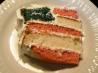 Red, White & Blue Layered Cake. Recipe by HokiesMom