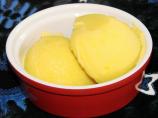 Frozen Peach Yogurt -- Made in a Food Processor!