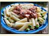 Pasta with Tomatoes, Peas and Cream. Recipe by PanNan