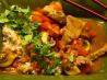 Red Curry Pork With Peppers. Recipe by threeovens