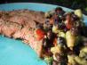 Chipotle Flank Steak With Black Bean-Avocado Salsa. Recipe by AZPARZYCH
