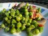 Peas With Mushrooms, Bacon & Cream