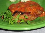 Rib Eye Steaks With Fragrant Chile Rub and Salsa Butter