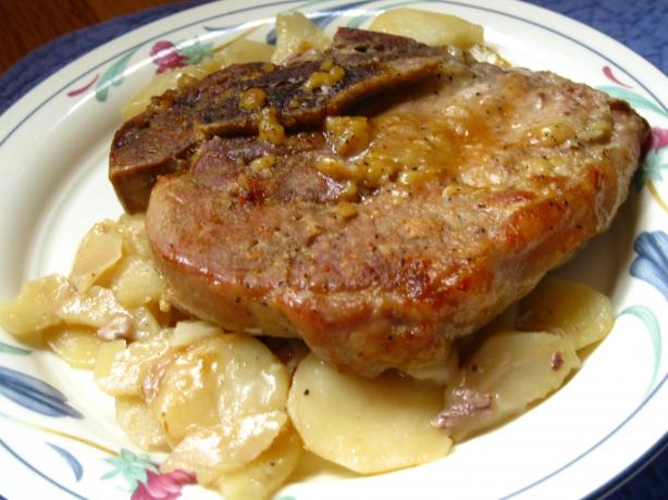 Pork Chops and Scalloped Potatoes. Photo by WiGal