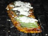 Marinated Grilled Salmon With Tomato, Basil, and Goat Cheese