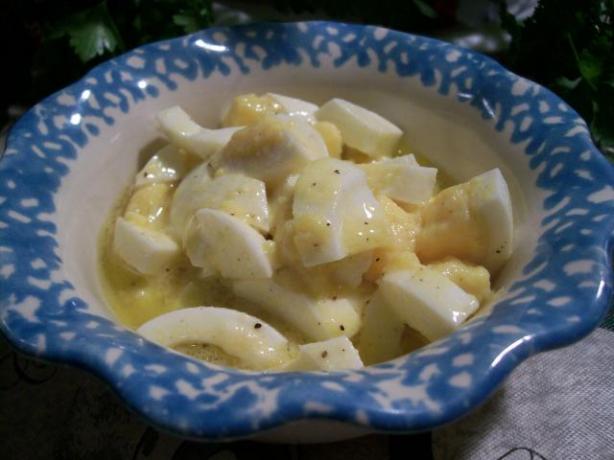 Vinaigrette Aux Oeufs Durs (Hard-Boiled Egg Dressing). Photo by Crafty Lady 13