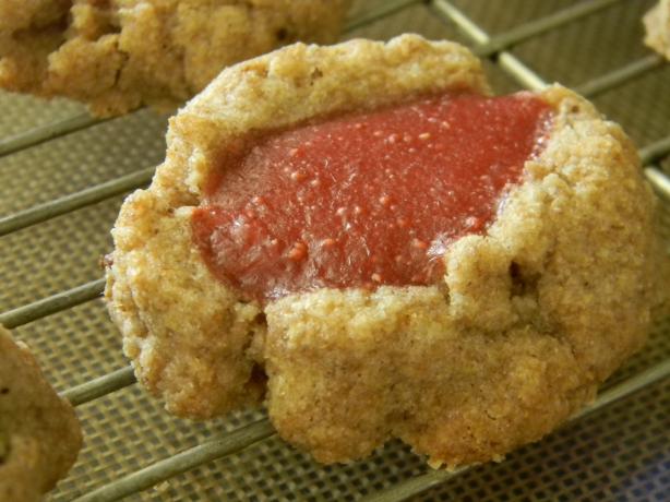 Strawberry - Kiwi Fingerprint Cookies. Photo by WhiskingWings