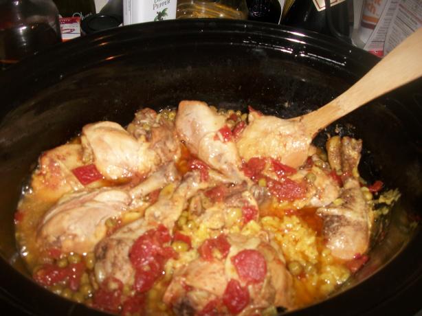 Crock Pot Arroz Con Pollo. Photo by stephaniemesler