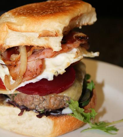 Hamburger With the Lot. Photo by **Jubes**
