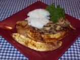 Lamb Chops With Deviled Bananas. Photo by Chef TraceyMae
