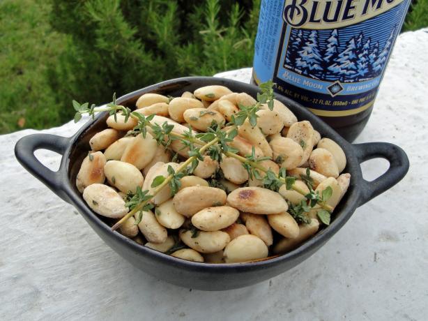 Fried Herbed Almonds. Photo by Debbwl