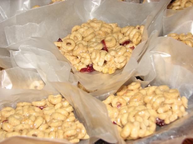 Cinnamon-Cranberry Cereal Bars. Photo by MarthaStewartWanabe