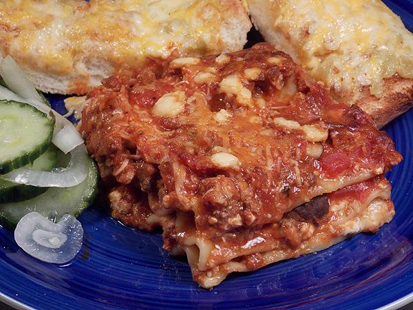 Cathy's Lasagne. Photo by Lavender Lynn