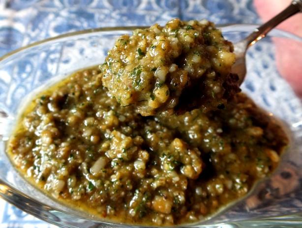 Vegemite Pesto. Photo by Zurie