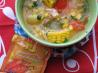 Peruvian-Style Corn, Pepper and Chicken Soup