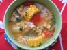 Peruvian-Style Corn, Pepper and Chicken Soup