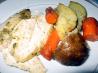 Roast Chicken With Cilantro Pesto and Vegetables. Recipe by Sharon123
