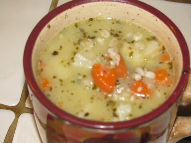 Barley & Potato Soup. Photo by SteelerSue