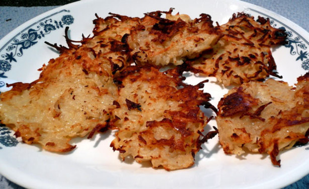 Baked Latkes. Photo by Mikekey