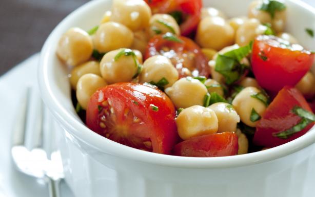 Tomato Chickpea Salad. Photo by Red Lab No.27
