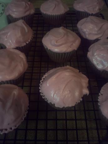 Whipped Strawberry Cream Cheese Frosting. Photo by Hippie2MARS