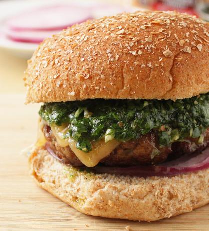 Chimichurri Burgers. Photo by Simply Fresh Cooking