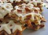 Waffles With Chocolate Cream