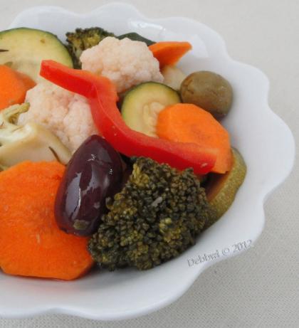 Marinated Garden Vegetables. Photo by Debbwl