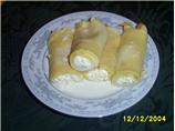 Ukrainian Nalysnky (cheese rolls)