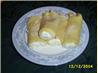 Ukrainian Nalysnky (cheese rolls). Recipe by Carol Taylor