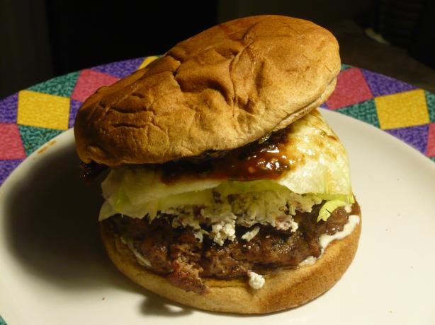 Lemon Goat Cheese Bacon Crumble Tomato Rosemary Jam Burger #RSC. Photo by kaiamarie06_4370139